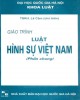 Giáo trình Luật Hình sự Việt Nam (Phần chung): Phần 1