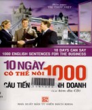 Ebook 10 ngày có thể nói 1000 câu tiếng Anh kinh doanh: Phần 1