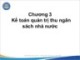 Bài giảng Kế toán quản trị đơn vị công - Chương 3: Kế toán quản trị thu ngân sách nhà nước (Năm 2022)