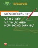 Ebook Những điều cần biết về ký kết và thực hiện hợp đồng dân sự: Phần 1