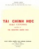 Ebook Tài chính học đại cương (Quyển III): Phần 1