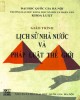 Giáo trình Lịch sử nhà nước và pháp luật thế giới: phần 1