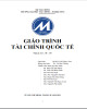 Giáo trình Tài chính quốc tế: Phần 1 - PGS.TS. Hồ Thủy Tiên (Chủ biên)